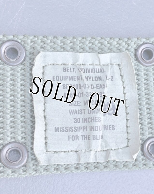 画像5: 米軍実物 LC-2(LC-2A) OD ナイロン・ピストルベルト MEDIUM (5)