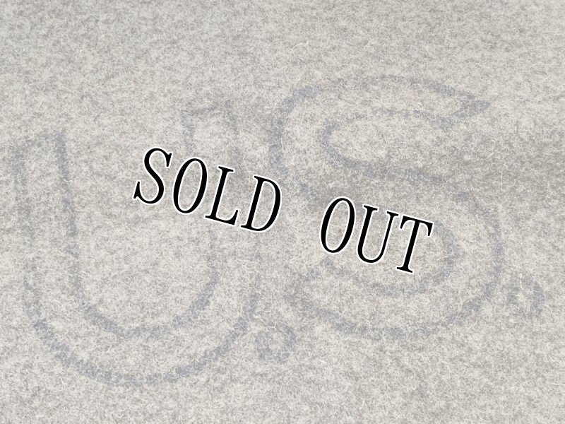 画像3: 米軍実物 ブランケット ベッドウール オリーブグリーン OD (3)