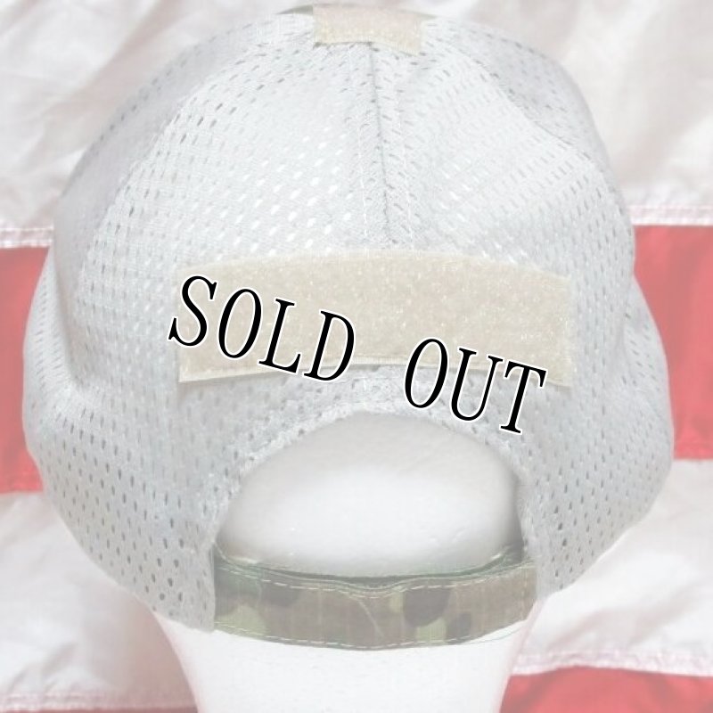 画像3: 米軍放出品 EAGLE CREST ベルクロ付きメッシュキャップ マルチカム (3)