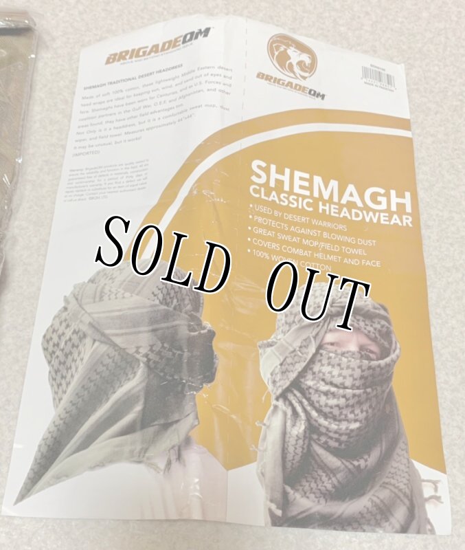 画像2: 米軍放出品 BrigadeQM Shemagh Traditional Desert Headdress コヨーテ (2)