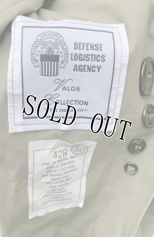 画像5: 米軍実物 USMC トレンチコート 42R (5)