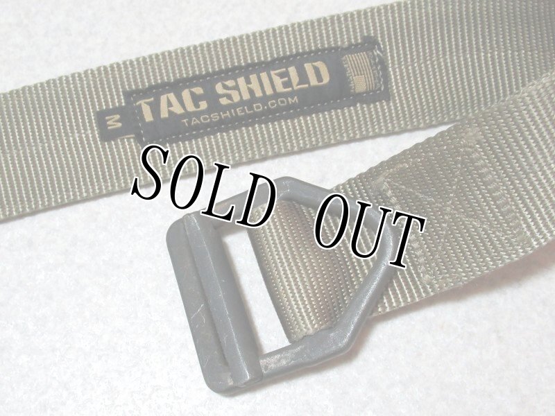画像2: 米軍放出品 TAC SHIELD リガー ベルト MEDIUM タン (2)