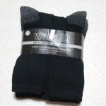 画像1: 米軍放出品　WORK IQ　SOFT.STRONG.INTELLIGENT. 6PAIR　SOCKS　LARGE (1)