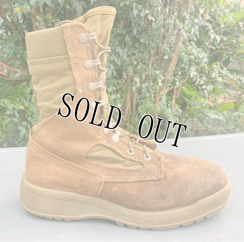 画像2: 米軍実物 BELLEVILLE 590 デザートマーパット ブーツ 8 R (2)