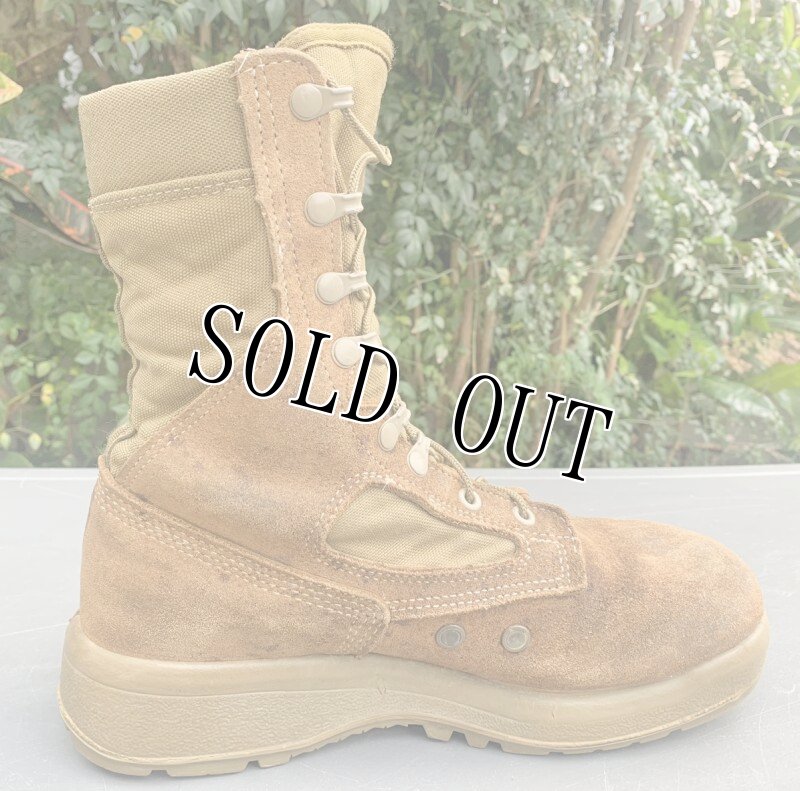 画像5: 米軍実物 BELLEVILLE 590 デザートマーパット ブーツ 8 R (5)