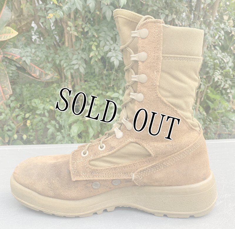 画像6: 米軍実物 BELLEVILLE 590 デザートマーパット ブーツ 8 R (6)