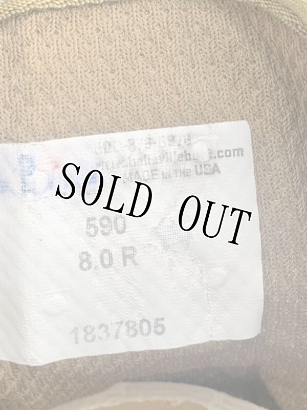 画像10: 米軍実物 BELLEVILLE 590 デザートマーパット ブーツ 8 R (10)