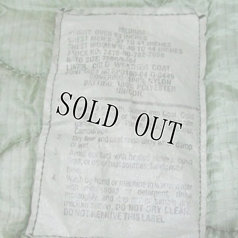 画像5: 米軍実物　M-65フィールドジャケットライナー　MEDIUM (5)