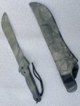 画像1: 米軍放出品 GERBER ガーバー ショート  ゲイター マチェット　鉈 (1)