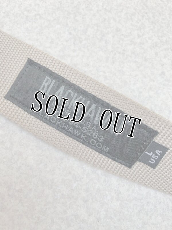 画像4: 米軍放出品 BLACKHAWK!! リガー ベルト デザート LARGE (4)