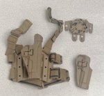 画像1: 米軍実物 BLACKHAWK LEG HOLSTER U.S.M.C 官給品 ホルスター (1)