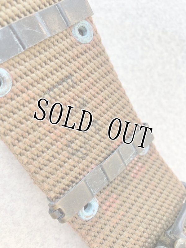 画像4: 米軍実物 LC-2 OD ピストル ベルト 強化ナイロン 金属バックル 1974年製  (4)