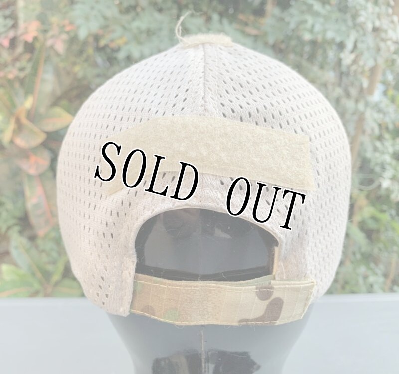 画像3: 米軍放出品 EAGLE CREST ベルクロ付きメッシュキャップ マルチカム (3)