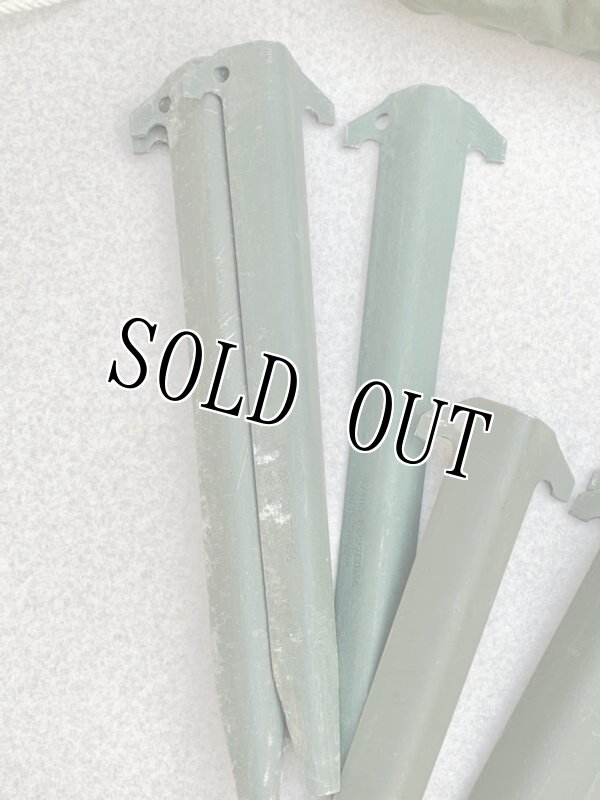 画像12: 米軍実物 ナム戦  シェルターハーフ テント セット (12)