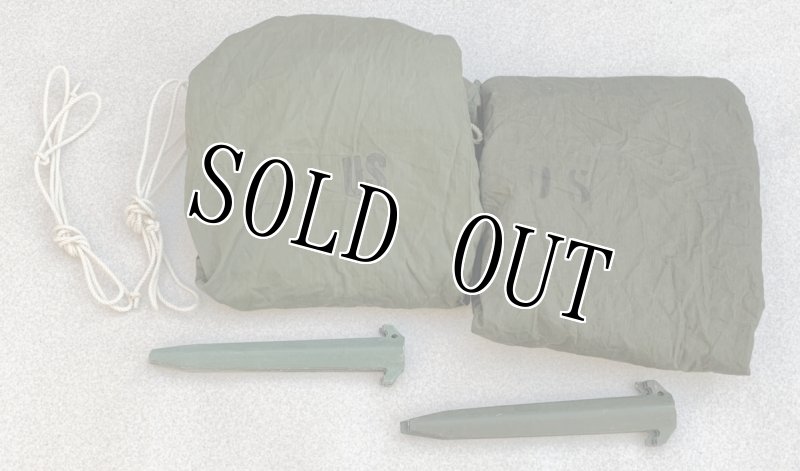 画像3: 米軍実物 ナム戦  シェルターハーフ テント セット (3)