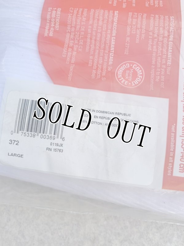 画像3: 米軍放出品 Hanes ヘインズ タンクトップ 3枚セット　LARGE (3)