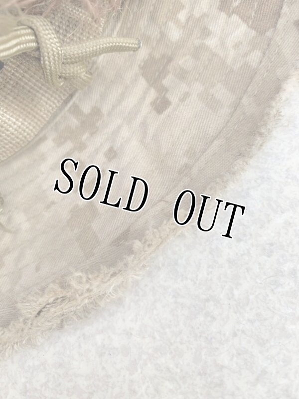 画像9: 米海兵隊実物 狙撃手 スナイパー    ギリーハット LARGE (9)