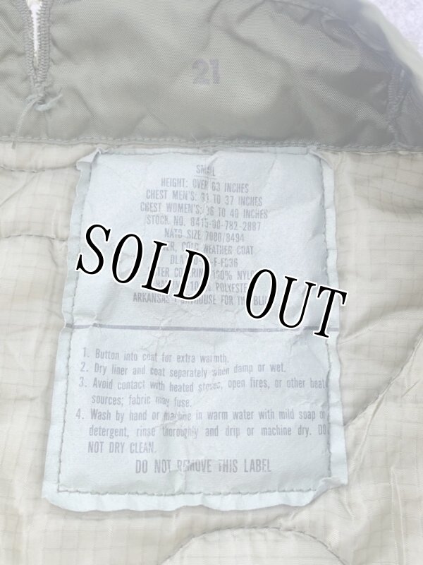 画像16: 米軍実物 M-65フィールドジャケット OD S-SHORT (16)