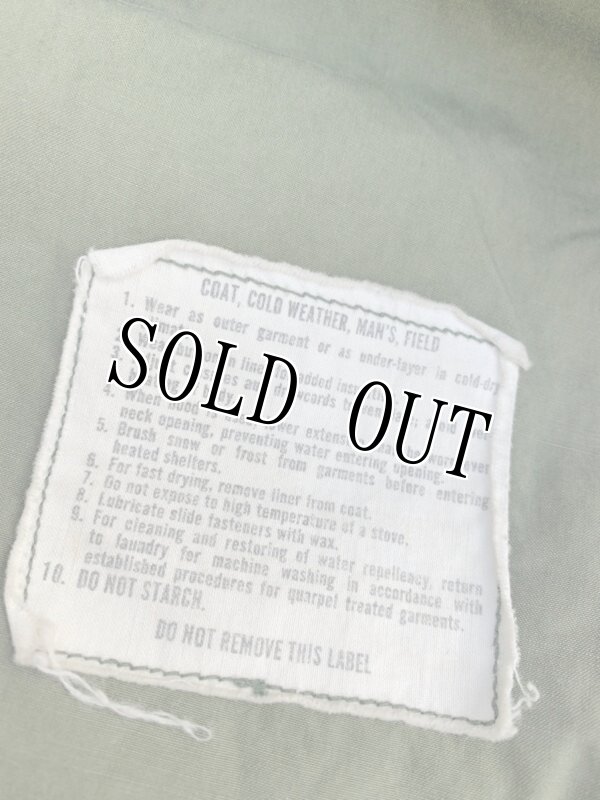 画像15: 米軍実物 M-65フィールドジャケット OD S-SHORT (15)