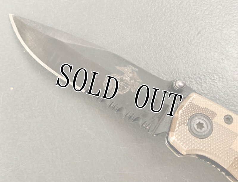 画像2: 米軍放出品 Sparta Gear Marine Corps Pattern Folding knife (2)