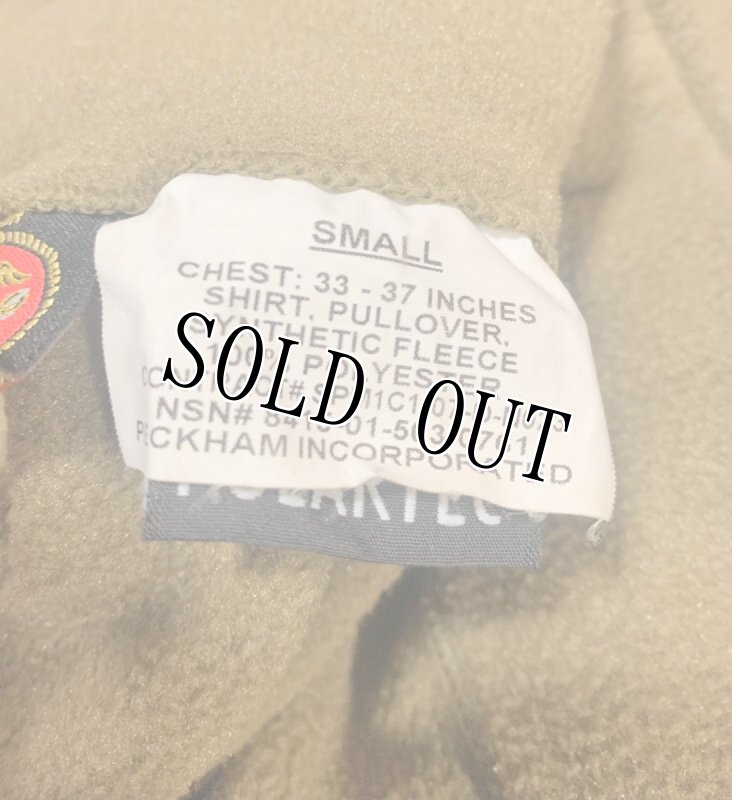 画像4: 米海兵隊実物 USMC ポーラテックフリース　コヨーテ　SMALL (4)