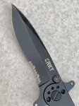 画像2: 米軍放出品 CRKT M21-10KSF   triple point serrations (2)