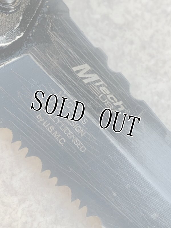 画像5: 米軍放出品 MTech USA    USMC フォールディング レスキュー ナイフ M-1002TS  (5)