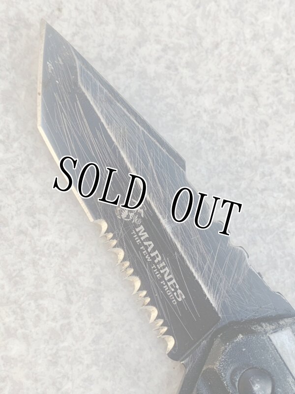 画像2: 米軍放出品 MTech USA    USMC フォールディング レスキュー ナイフ M-1002TS  (2)