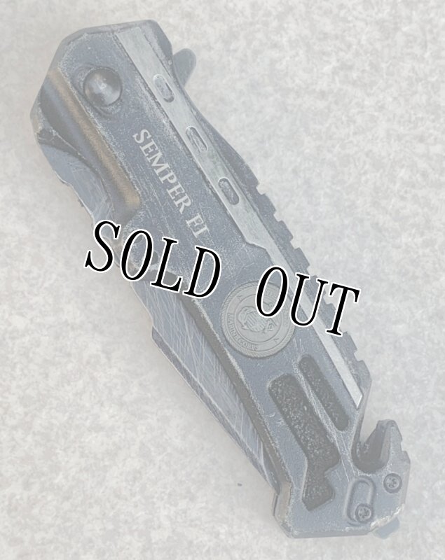 画像7: 米軍放出品 MTech USA    USMC フォールディング レスキュー ナイフ M-1002TS  (7)