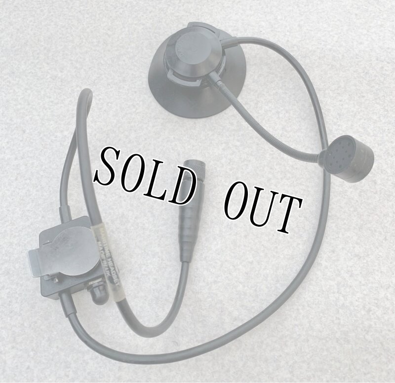 画像2: 米軍実物 THALES製マリタイムタクティカルヘッドセット 10-pinマリタイムコネクター (2)