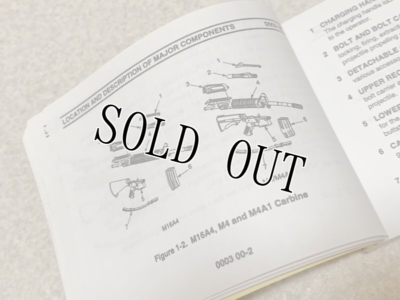 画像3: 米軍実物 5.56mm M4/M16 ライフル マニュアル (3)