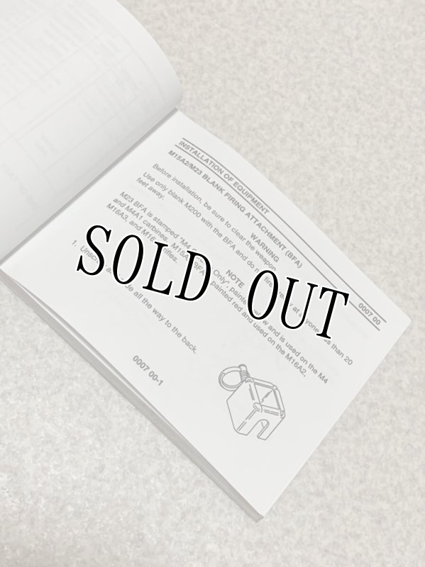 画像6: 米軍実物 5.56mm M4/M16 ライフル マニュアル (6)