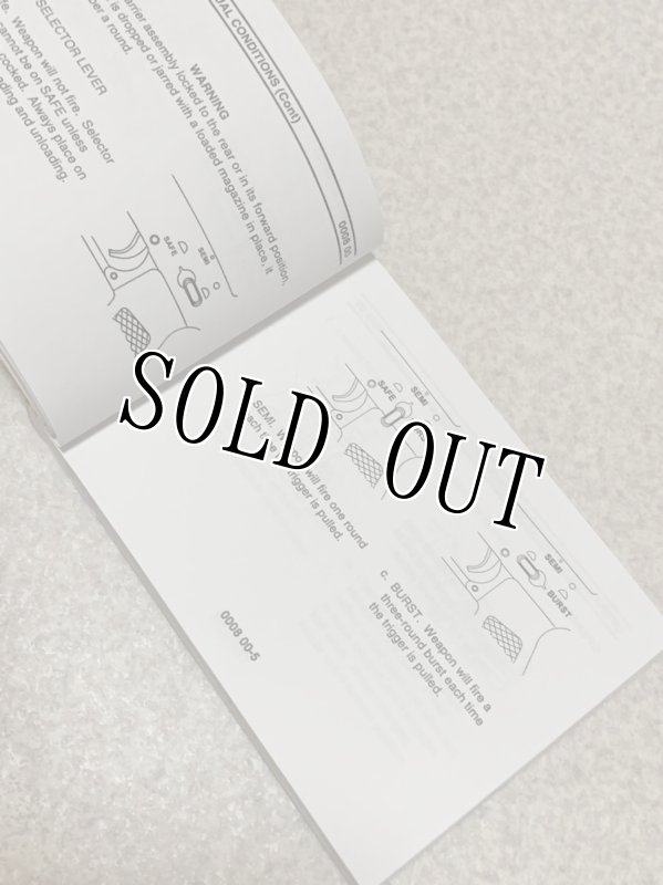 画像9: 米軍実物 5.56mm M4/M16 ライフル マニュアル (9)