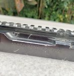 画像6: 米軍実物  M240 Metal Feed Cover  with Scope Rail Base (6)