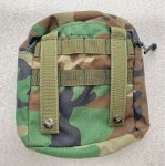 画像3: 米軍実物 MICH/ACH Carrying Pocket for Modular Integrated.Helmet Pouch Woodland BDU MOLLE (3)