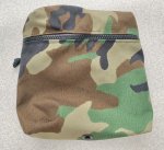 画像1: 米軍実物 MICH/ACH Carrying Pocket for Modular Integrated.Helmet Pouch Woodland BDU MOLLE (1)