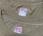 画像3: 米軍放出　SOFFE　OD Tシャツ　MEDIUM　2枚セット (3)
