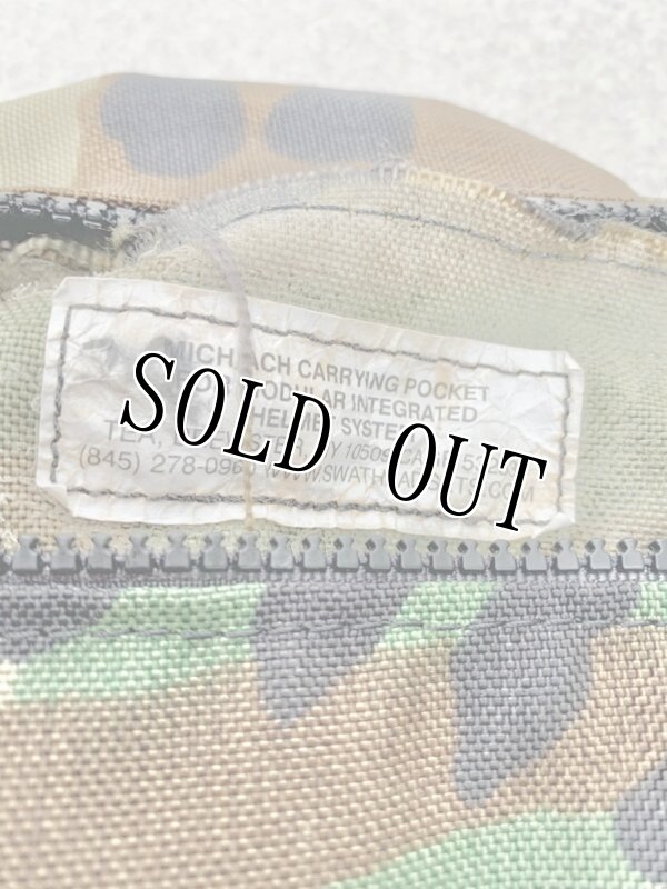 画像4: 米軍実物 MICH/ACH Carrying Pocket for Modular Integrated.Helmet Pouch Woodland BDU MOLLE (4)