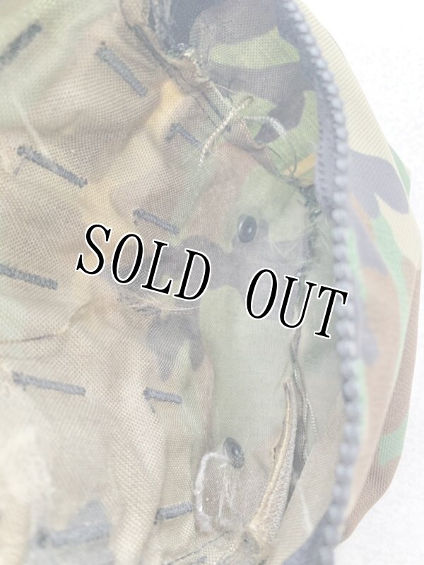 画像2: 米軍実物 MICH/ACH Carrying Pocket for Modular Integrated.Helmet Pouch Woodland BDU MOLLE (2)