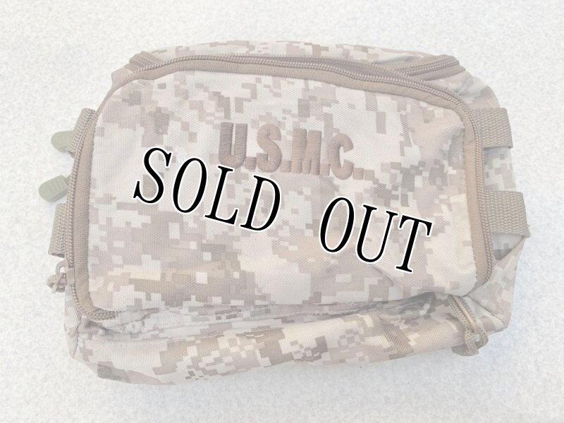 画像3: 米軍放出品 USMC デザートマーパット ピクセル ウエストバッグ/ポーチ コヨーテ  (3)