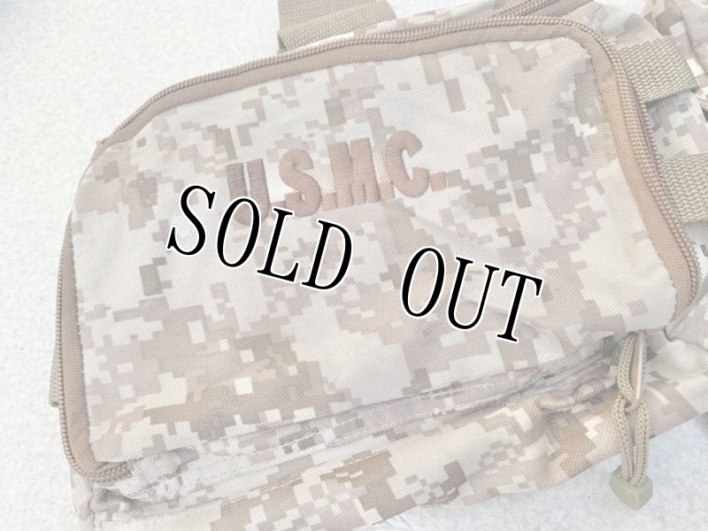 画像6: 米軍放出品 USMC デザートマーパット ピクセル ウエストバッグ/ポーチ コヨーテ  (6)