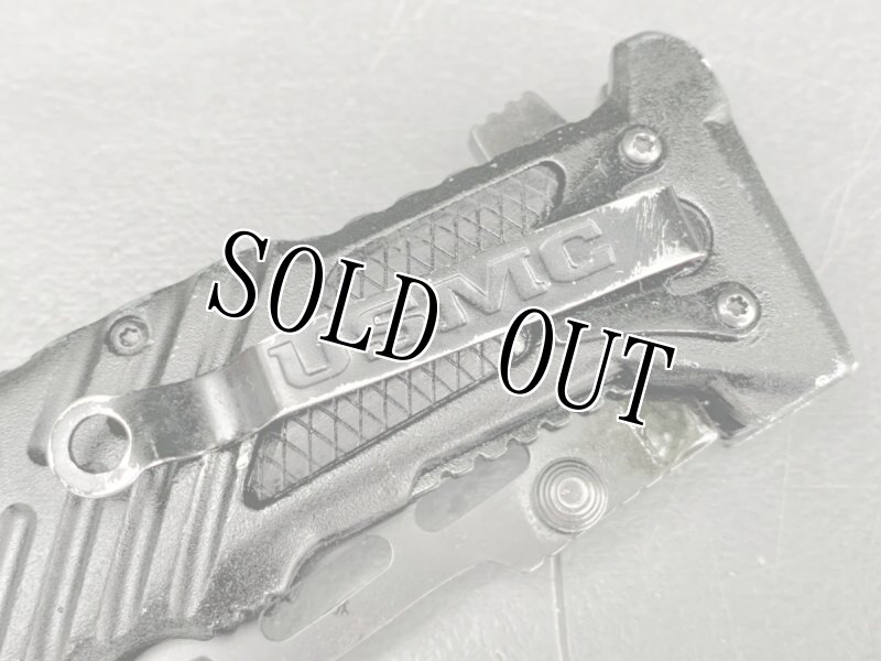 画像6: 米軍放出品 MTech USA    USMC フォールディング レスキュー ナイフ M-1023BK (6)