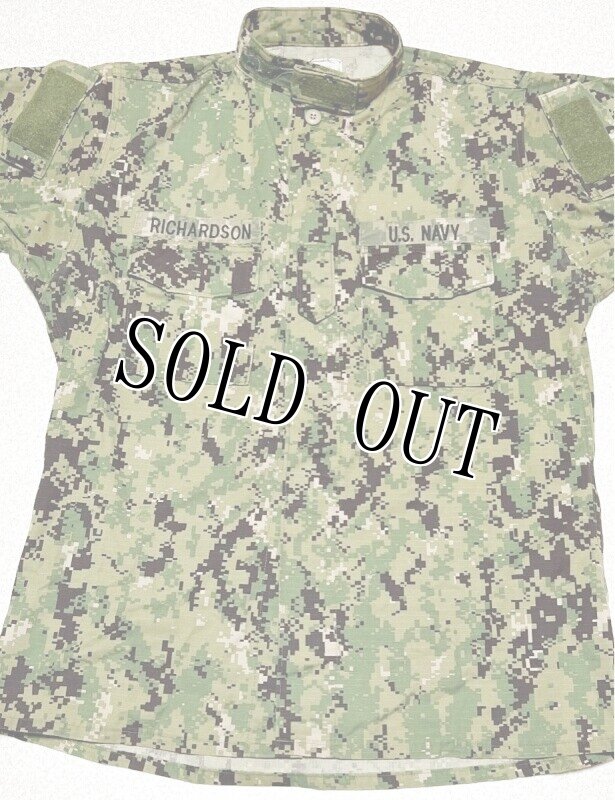 画像2: 米軍実物,US NAVY, AOR2 NUW 迷彩ジャケット TYPEIII L-XL (2)