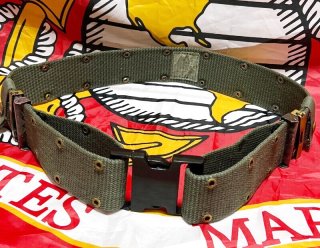 【米軍放出品】 USMC MEU/FSBE2 サブベルト MEDIUM 米軍放出品 BLACKHAWK!社製 .ピストルベルト.パッド付き