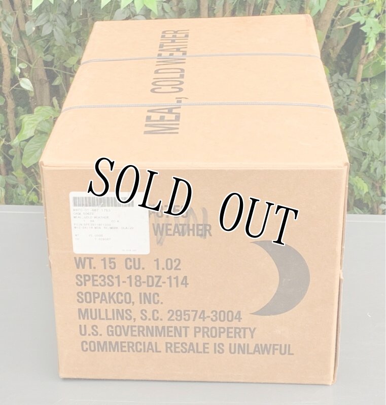 画像2: 激レア‼️米軍実物 2022年3月検【SOPAKCO】COLD WEATHER MREレーション/戦闘食 MENU-A (2)