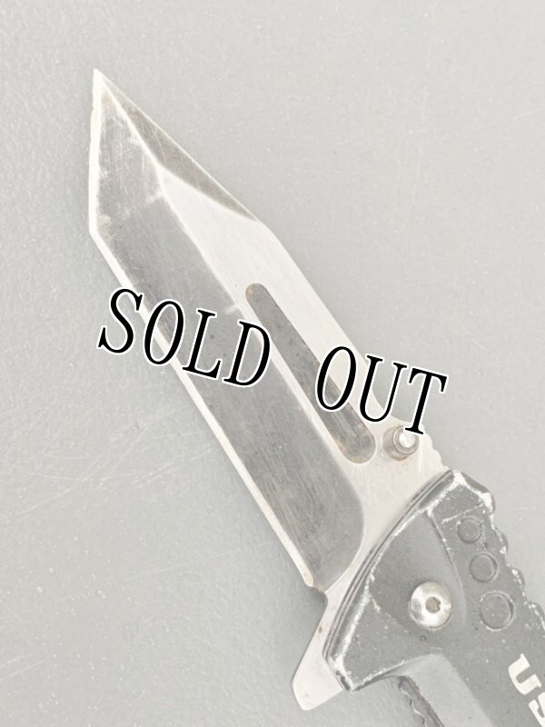 画像4: 米軍放出品 ユナイテッド カトラリー USMC   フォールディング ナイフ (4)