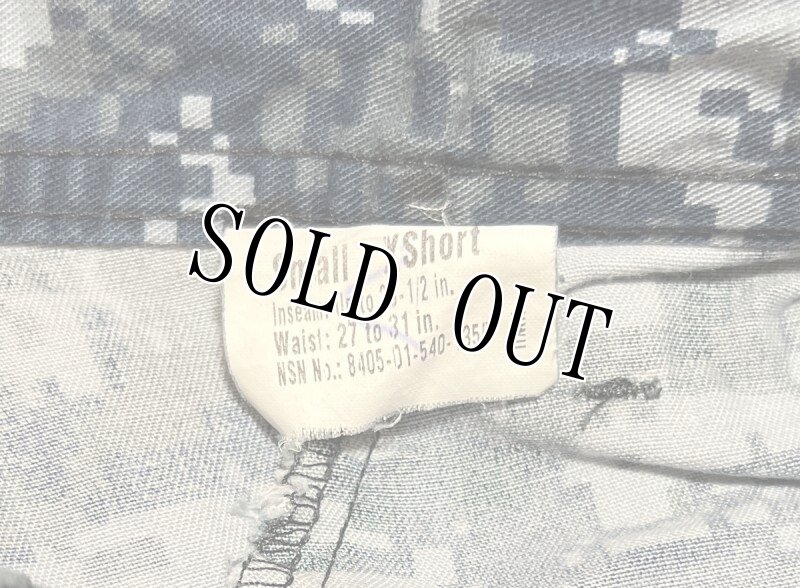 画像5: 米海軍実物　US NAVY,　迷彩パンツ 　S-X SHORT (5)