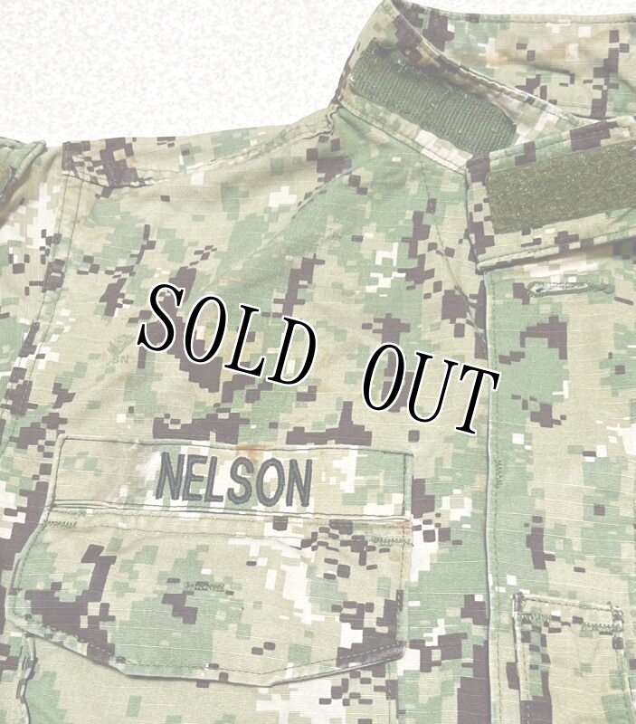 画像3: 米軍実物,US NAVY, AOR2 NUW 迷彩ジャケット TYPEIII XS-SHORT (3)