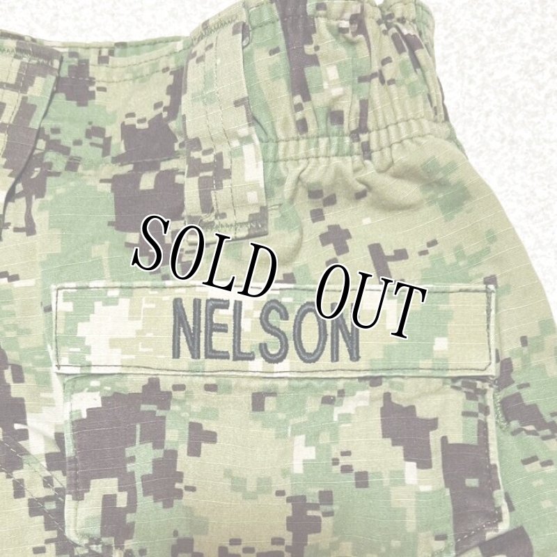 画像4: 米軍実物,US NAVY, AOR2 NUW 迷彩パンツ TYPEIII SMALL-X SHORT カスタム (4)