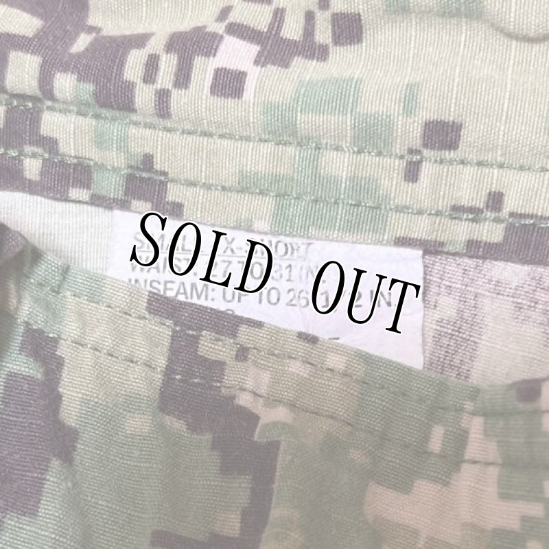 画像5: 米軍実物,US NAVY, AOR2 NUW 迷彩パンツ TYPEIII SMALL-X SHORT カスタム (5)